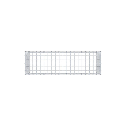 Gabião Tipo 3 100 cm x 40 cm x 30 cm (C x A x P), malhagem 5 cm x 10 cm, anel C
