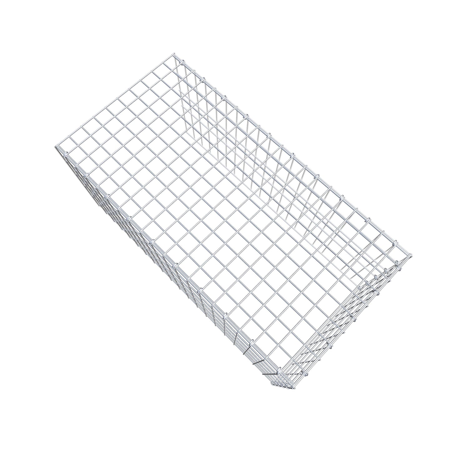 Gabião tipo 4 100 cm x 50 cm x 50 cm (C x A x P), malhagem 5 cm x 10 cm, anel C