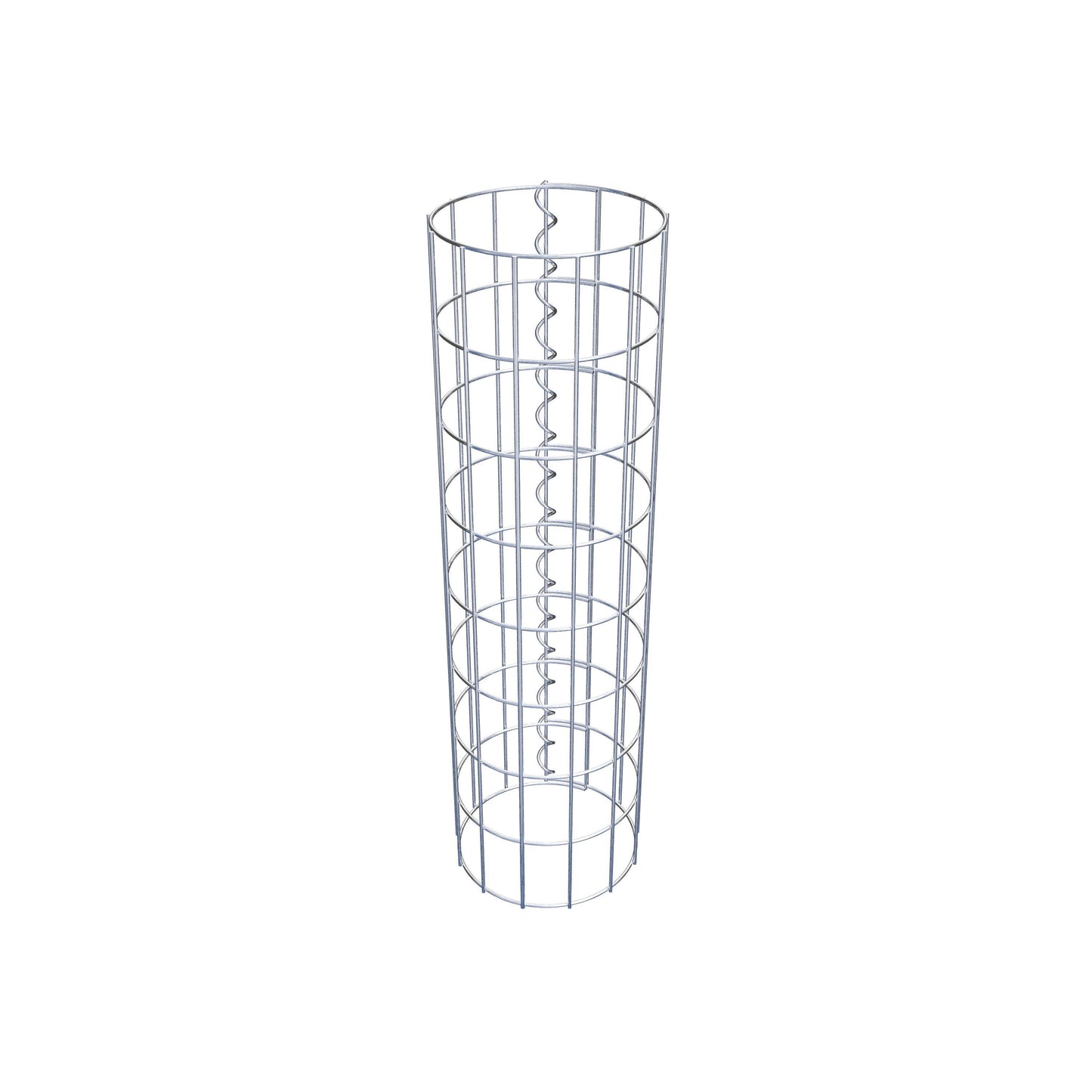 Gabionensäule rund 22 cm Durchmesser, 80 cm Höhe, Maschenweite 5 cm x 10 cm