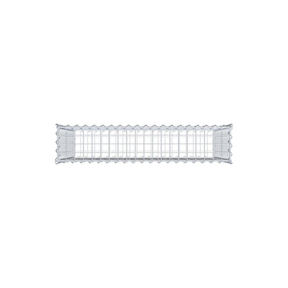 Gabione 100 cm x 70 cm x 20 cm (L x H x T), Maschenweite 5 cm x 5 cm, Spirale