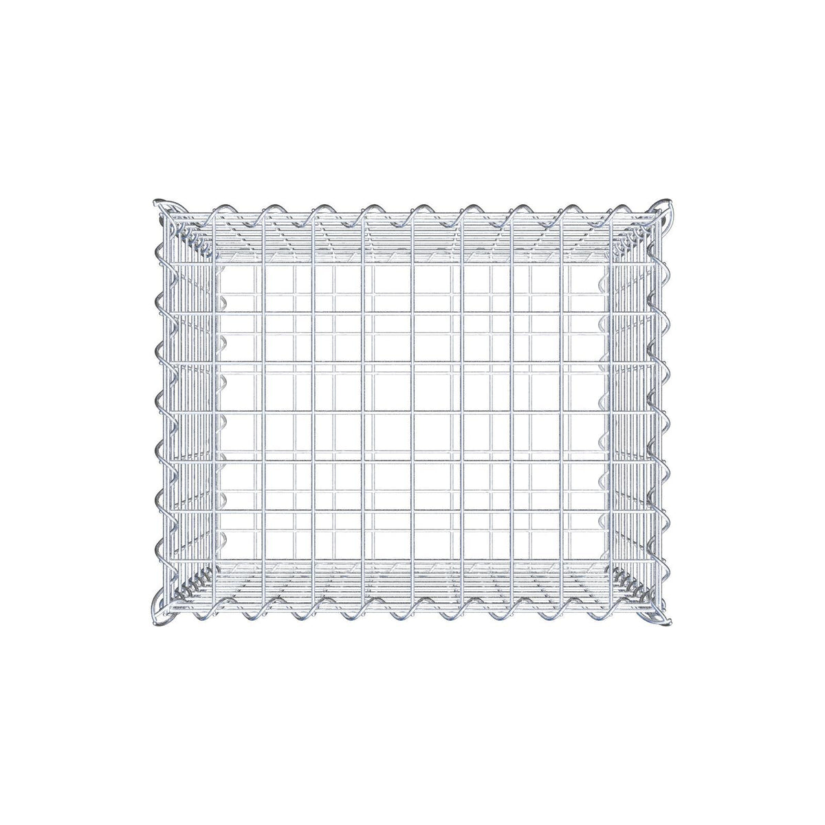 Gabion 50 cm x 40 cm x 40 cm (L x H x P), mailles 5 cm x 5 cm, spirale
