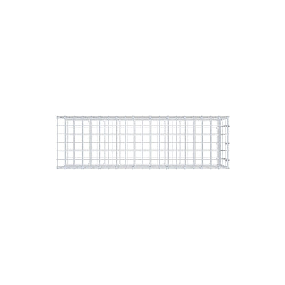 Monteret gabion type 2 100 cm x 40 cm x 30 cm, maskestørrelse 5 cm x 10 cm, C-ring