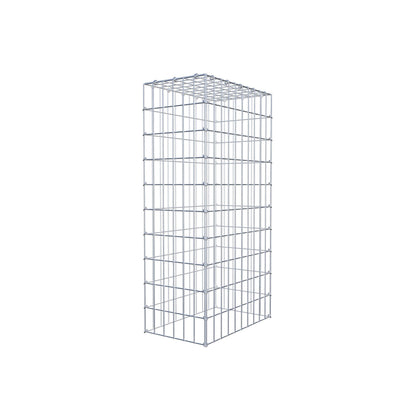 Anbaugabione Typ 3 100 cm x 50 cm x 30 cm (L x H x T), Maschenweite 5 cm x 10 cm, C-Ring
