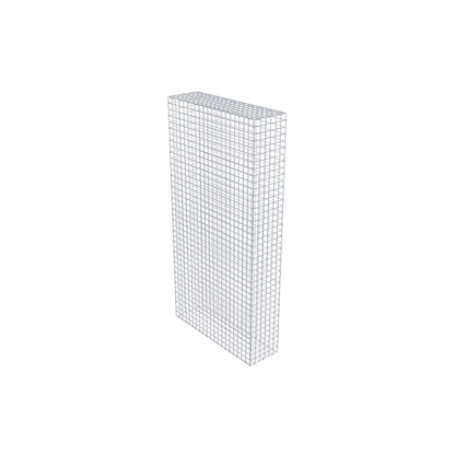 Gabião 200 cm x 100 cm x 30 cm (C x A x P), malhagem 5 cm x 5 cm, anel C