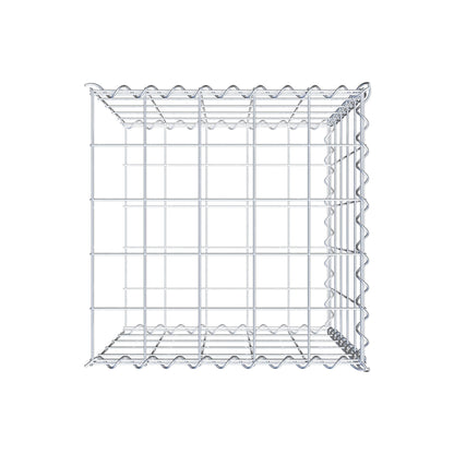 Gabbione aggiuntivo tipo 2 50 cm x 50 cm x 50 cm (L x H x P), dimensione maglia 10 cm x 10 cm, a spirale