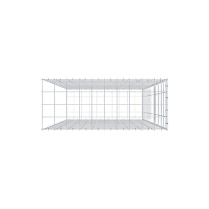 Gabião Tipo 2 200 cm x 100 cm x 40 cm (C x A x P), malhagem 10 cm x 10 cm, anel C