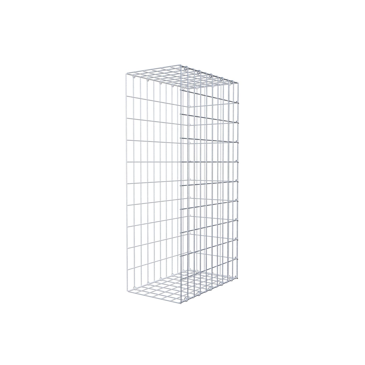 Anbaugabione Typ 2 100 cm x 50 cm x 30 cm, Maschenweite 5 cm x 10 cm, C-Ring