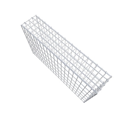 Gavión complementario de tipo 3 100 cm x 60 cm x 20 cm (largo x alto x fondo), malla 5 cm x 10 cm, anillo en C