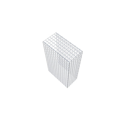 Extra gabion typ 4 100 cm x 60 cm x 30 cm (L x H x D), maskstorlek 5 cm x 5 cm, C-ring