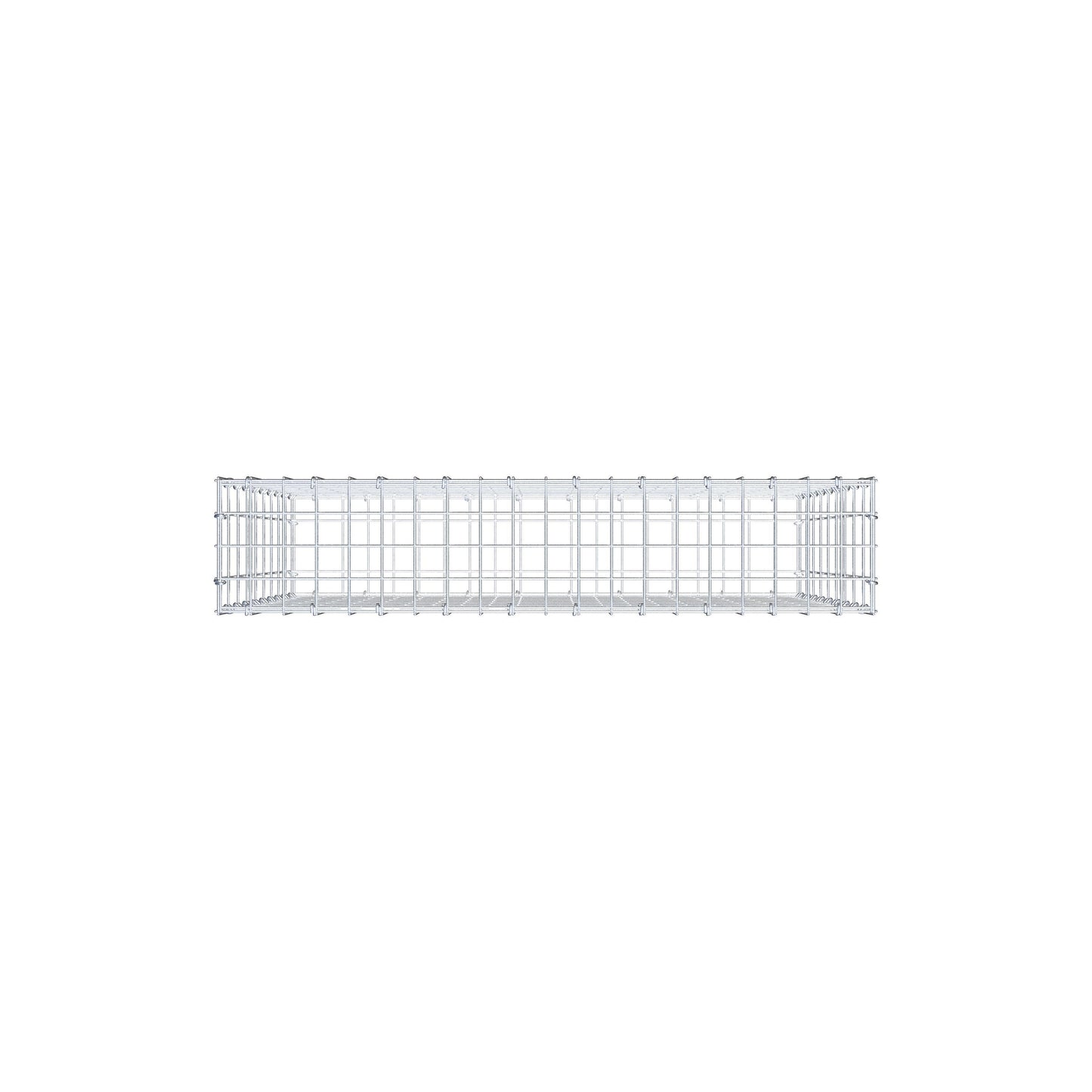 Gabione 100 cm x 90 cm x 20 cm (L x H x T), Maschenweite 5 cm x 10 cm, C-Ring