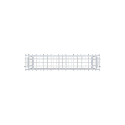 Gabione 100 cm x 90 cm x 20 cm (L x H x T), Maschenweite 5 cm x 10 cm, C-Ring