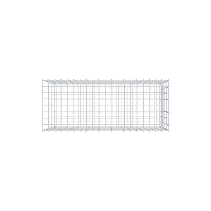 Opzetpaal type 2 100 cm x 50 cm x 40 cm, maaswijdte 5 cm x 10 cm, C-ring