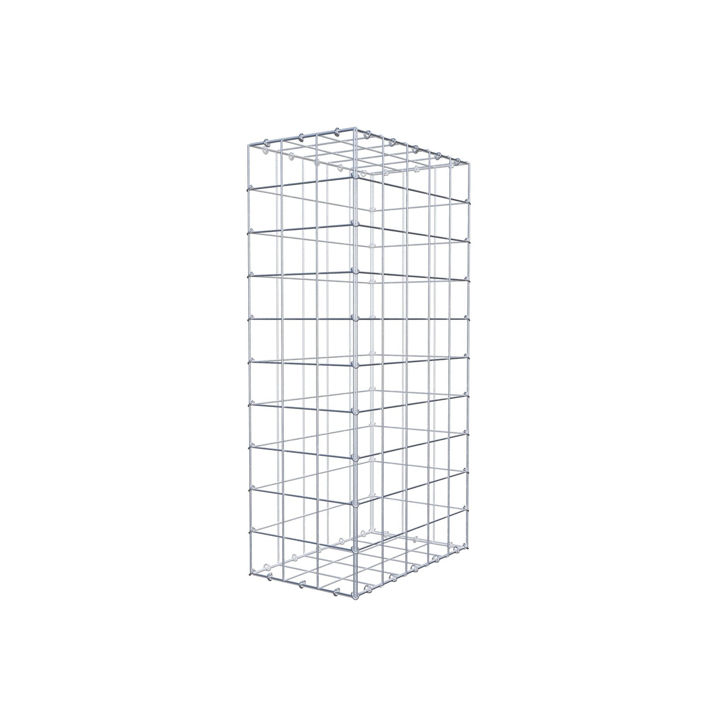 Gabione 100 cm x 50 cm x 30 cm (L x H x T), Maschenweite 10 cm x 10 cm, C-Ring