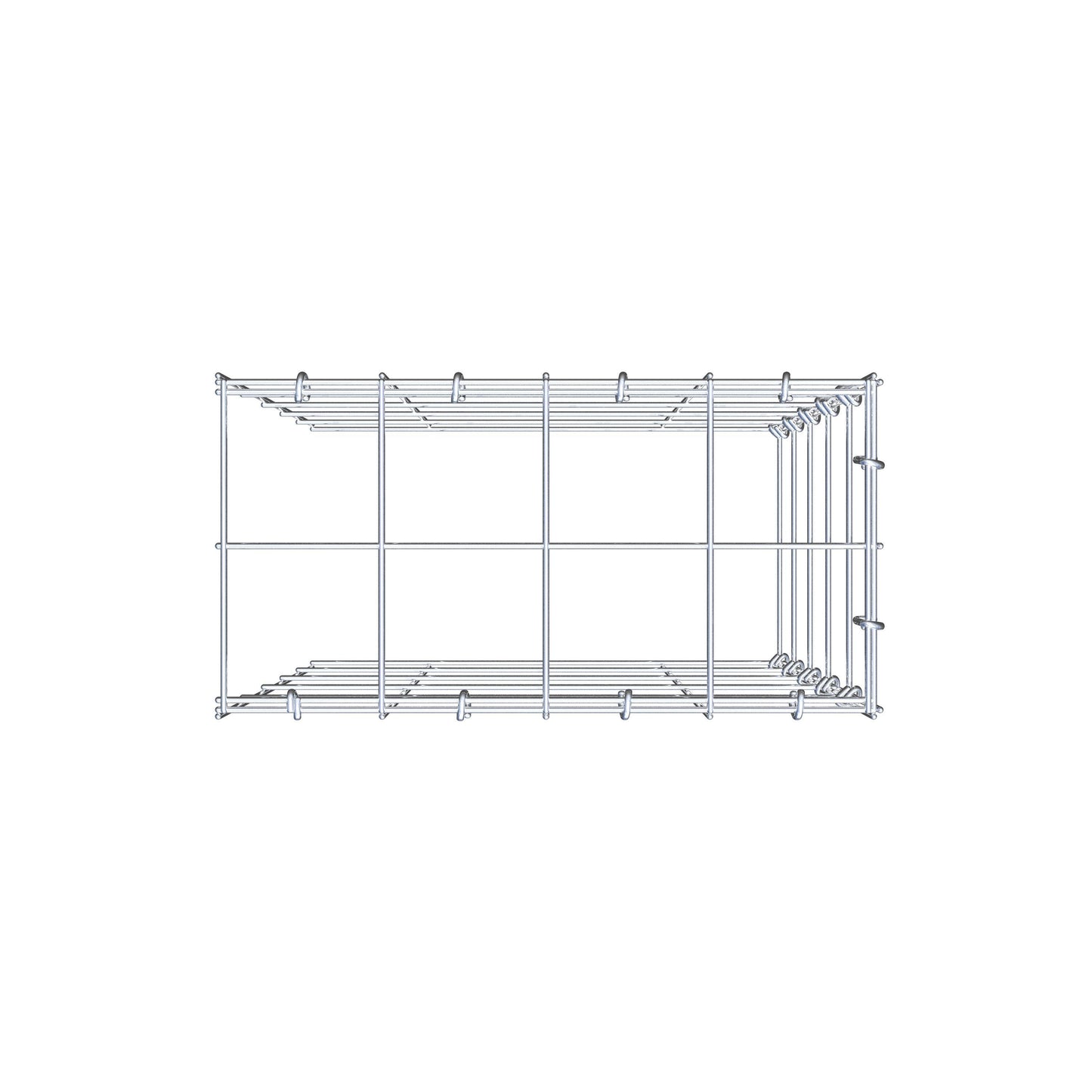 Pile aggiuntivo tipo 4 50 cm x 40 cm x 20 cm (L x H x P), maglia 10 cm x 10 cm, anello a C