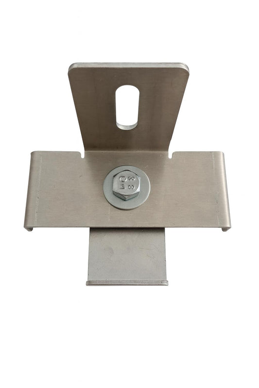 Klemme med hegnsholder Maskestørrelse 10 x 10 cm, aluminium