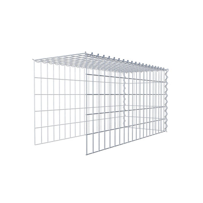 Anbaugabione Typ 4 100 cm x 50 cm x 40 cm (L x H x T), Maschenweite 5 cm x 10 cm, Spirale