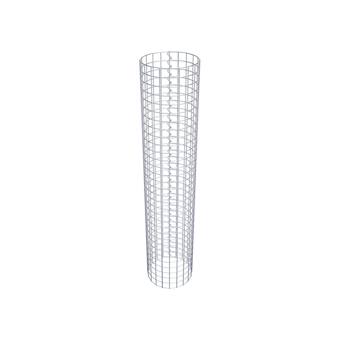 Gabionensäule rund 32 cm Durchmesser, 160 cm Höhe, Maschenweite 5 cm x 5 cm
