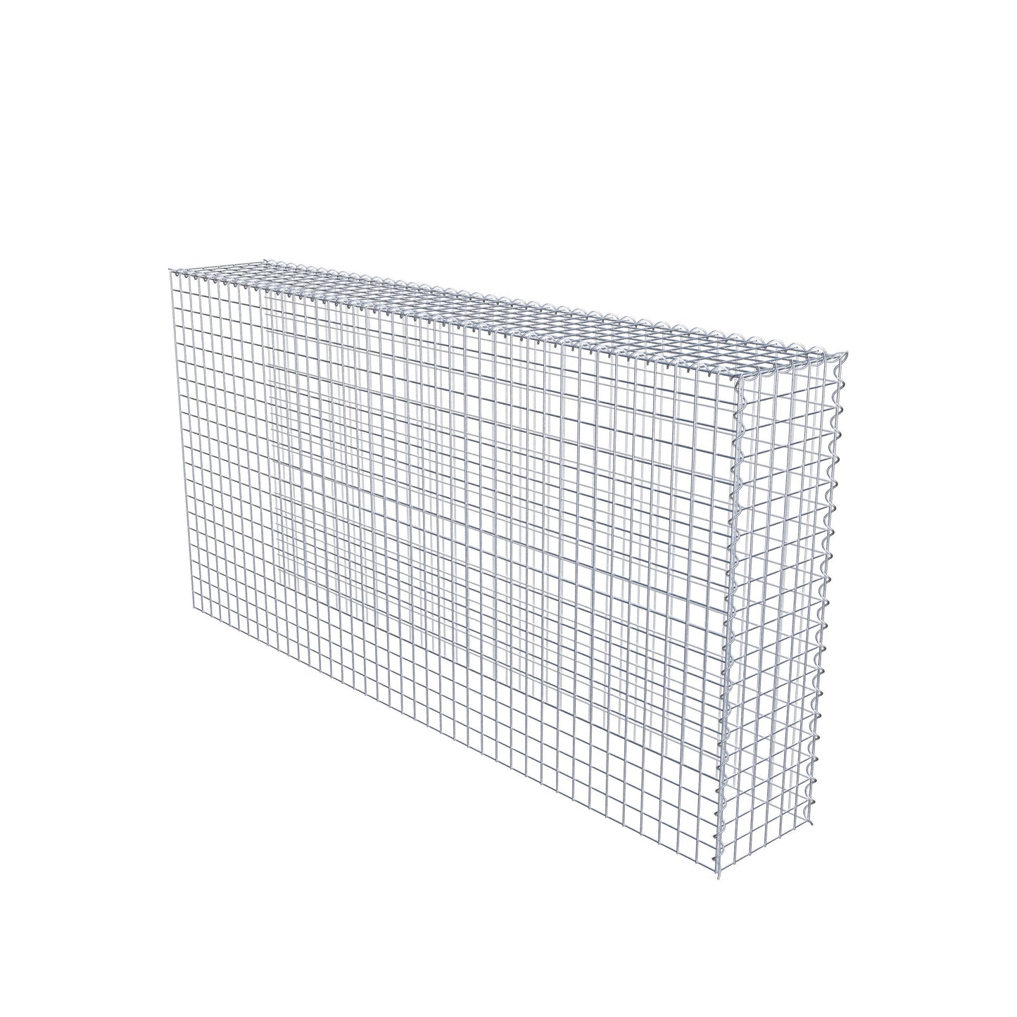 Anbaugabione Typ 4 200 cm x 100 cm x 30 cm (L x H x T), Maschenweite 5 cm x 5 cm, Spirale