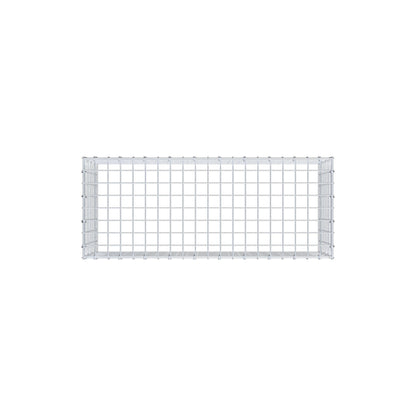 Anbaugabione Typ 3 100 cm x 40 cm x 40 cm (L x H x T), Maschenweite 5 cm x 5 cm, C-Ring