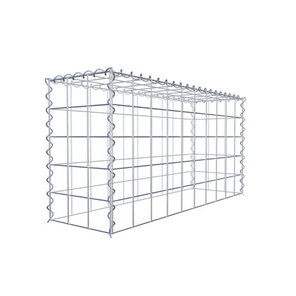 Gabbione aggiuntivo tipo 3 100 cm x 50 cm x 30 cm (L x A x P), maglia 10 cm x 10 cm, spirale