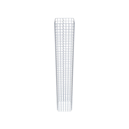 Gabionsøjle, firkantet, varmgalvaniseret, 32 cm x 32 cm, 200 cm høj, MW 5 cm x 5 cm