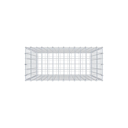 Gabione 100 cm x 70 cm x 30 cm (L x H x T), Maschenweite 5 cm x 10 cm, C-Ring
