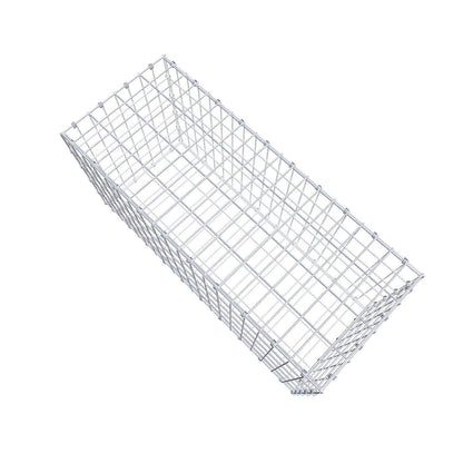 Gabião 100 cm x 50 cm x 40 cm (C x A x P), malhagem 5 x 10 cm, anel espiral