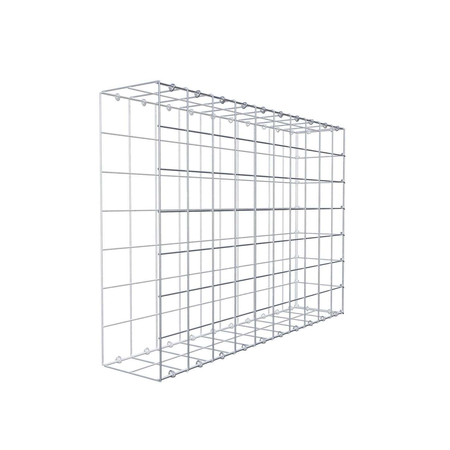 Gabbione aggiuntivo di tipo 2 100 cm x 70 cm x 20 cm (L x H x P), maglia 10 cm x 10 cm, anello a C