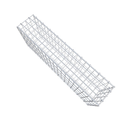 Gabião 100 cm x 40 cm x 20 cm (C x A x P), malhagem 5 cm x 10 cm, anel C