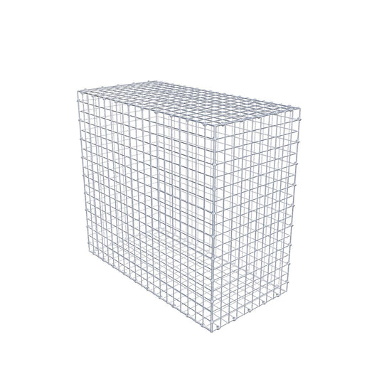 Gabion 100 cm x 90 cm x 50 cm (L x H x D), maskstorlek 5 x 5 cm, spiralring