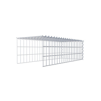 Gabião tipo 4 100 cm x 30 cm x 40 cm (C x A x P), malhagem 5 cm x 10 cm, espiral