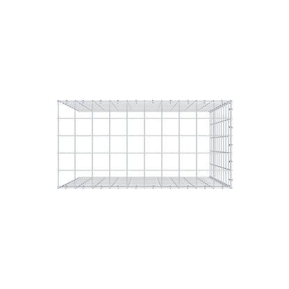 Fourche rapportée type 4 100 cm x 100 cm x 50 cm (L x H x P), mailles 10 cm x 10 cm, anneau C
