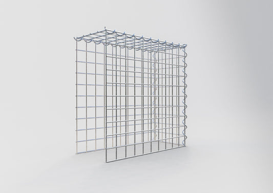Anbaugabione Typ 4 50 cm x 50 cm x 20 cm (L x H x T), Maschenweite 5 cm x 5 cm, Spirale