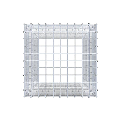 Mounted gabion type 3 100 cm x 50 cm x 50 cm (L x H x D), mesh size 5 cm x 5 cm, C-ring