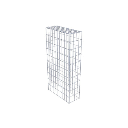 Gabbione aggiuntivo di tipo 3 100 cm x 50 cm x 20 cm (L x H x P), maglia 5 cm x 10 cm, anello a C