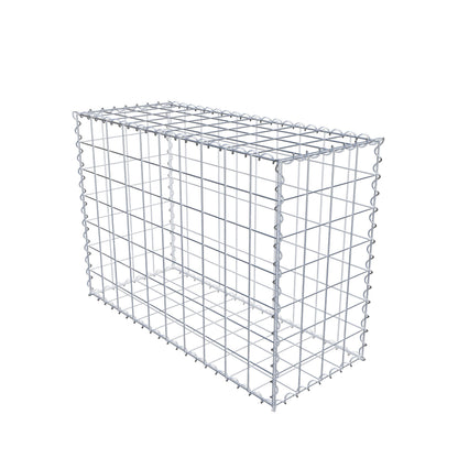 Gabion 100 cm x 70 cm x 40 cm (L x H x D), maskestørrelse 10 cm x 10 cm, spiral