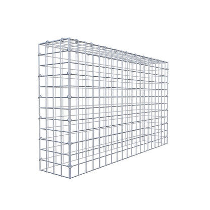 Anbaugabione Typ 3 100 cm x 60 cm x 20 cm (L x H x T), Maschenweite 5 cm x 5 cm, C-Ring