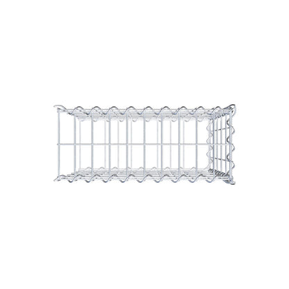 Påväxt gabion typ 2 50 cm x 50 cm x 20 cm (L x H x D), maskstorlek 5 cm x 10 cm, spiral