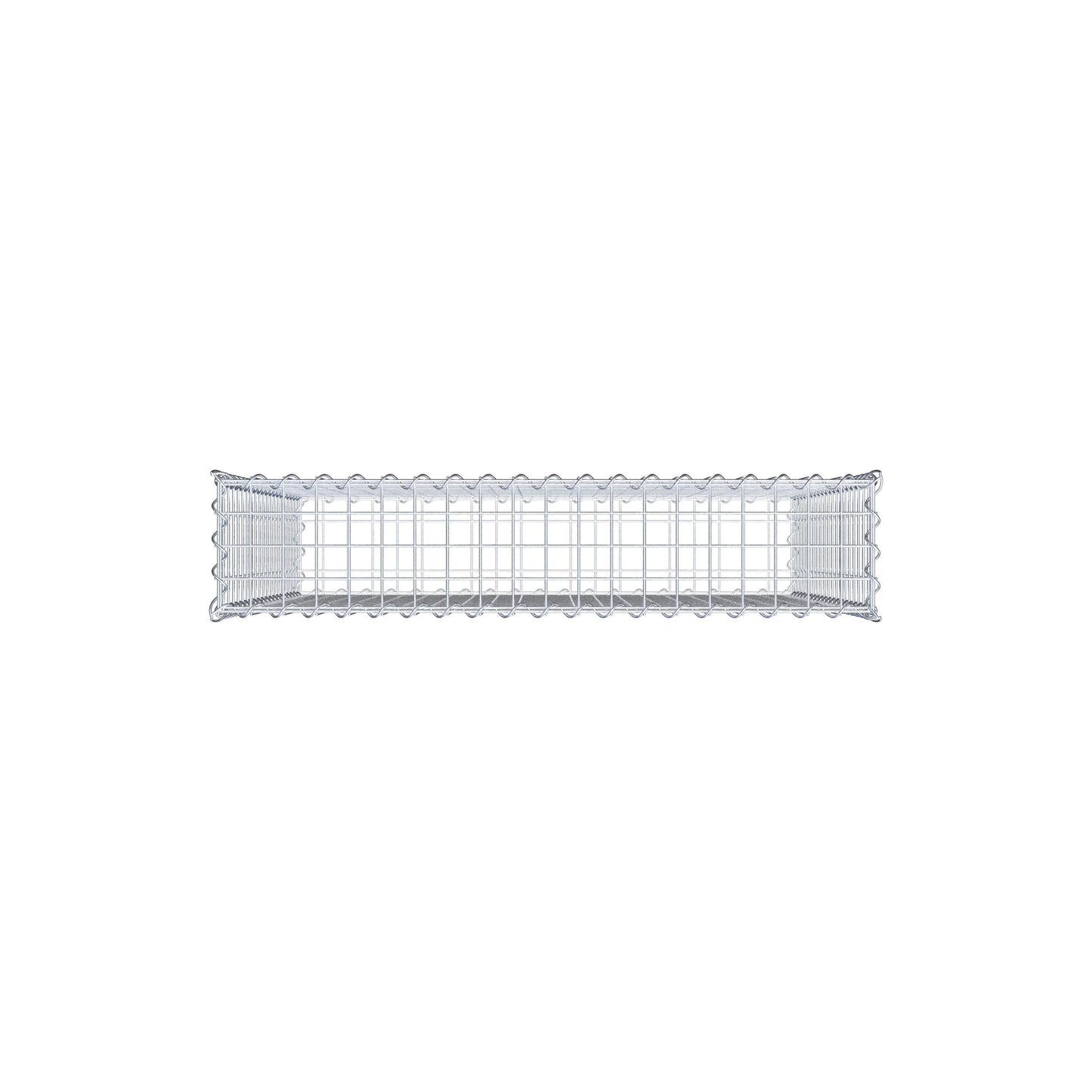Lot de 2 gabions 100 cm x 100 cm x 20 cm (L x H x P), mailles 5 x 5 cm, spirale