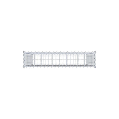 Lot de 2 gabions 100 cm x 100 cm x 20 cm (L x H x P), mailles 5 x 5 cm, spirale