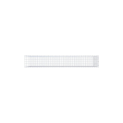Gabbione aggiuntivo tipo 2 200 cm x 100 cm x 30 cm, maglia 5 cm x 10 cm, anello a C