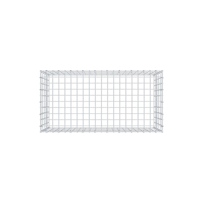 Anbaugabione Typ 3 100 cm x 50 cm x 50 cm (L x H x T), Maschenweite 5 cm x 10 cm, C-Ring