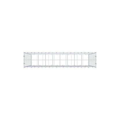 Gabion 100 cm x 80 cm x 20 cm (L x H x D), maskestørrelse 10 cm x 10 cm, C-ring