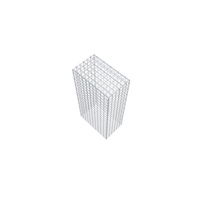 Fourche rapportée type 3 100 cm x 50 cm x 30 cm (L x H x P), mailles 5 cm x 5 cm, anneau en C