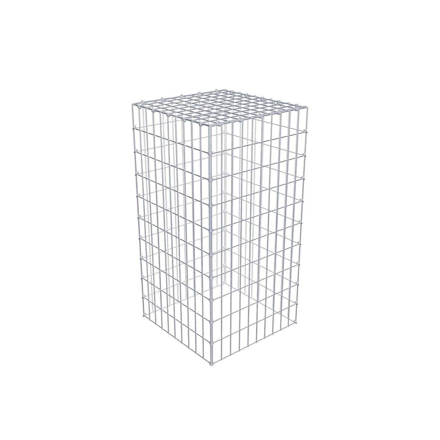 Anbaugabione Typ 3 100 cm x 50 cm x 50 cm (L x H x T), Maschenweite 5 cm x 10 cm, C-Ring