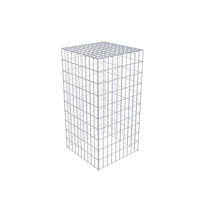 Anbaugabione Typ 3 100 cm x 50 cm x 50 cm (L x H x T), Maschenweite 5 cm x 10 cm, C-Ring