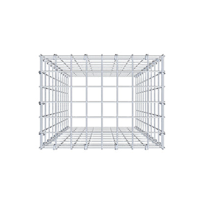 Gabião Tipo 3 100 cm x 40 cm x 30 cm (C x A x P), malhagem 5 cm x 10 cm, anel C