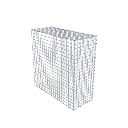 Gabion rapporté type 2 100 cm x 100 cm x 40 cm (L x H x P), mailles 5 cm x 5 cm, spirale