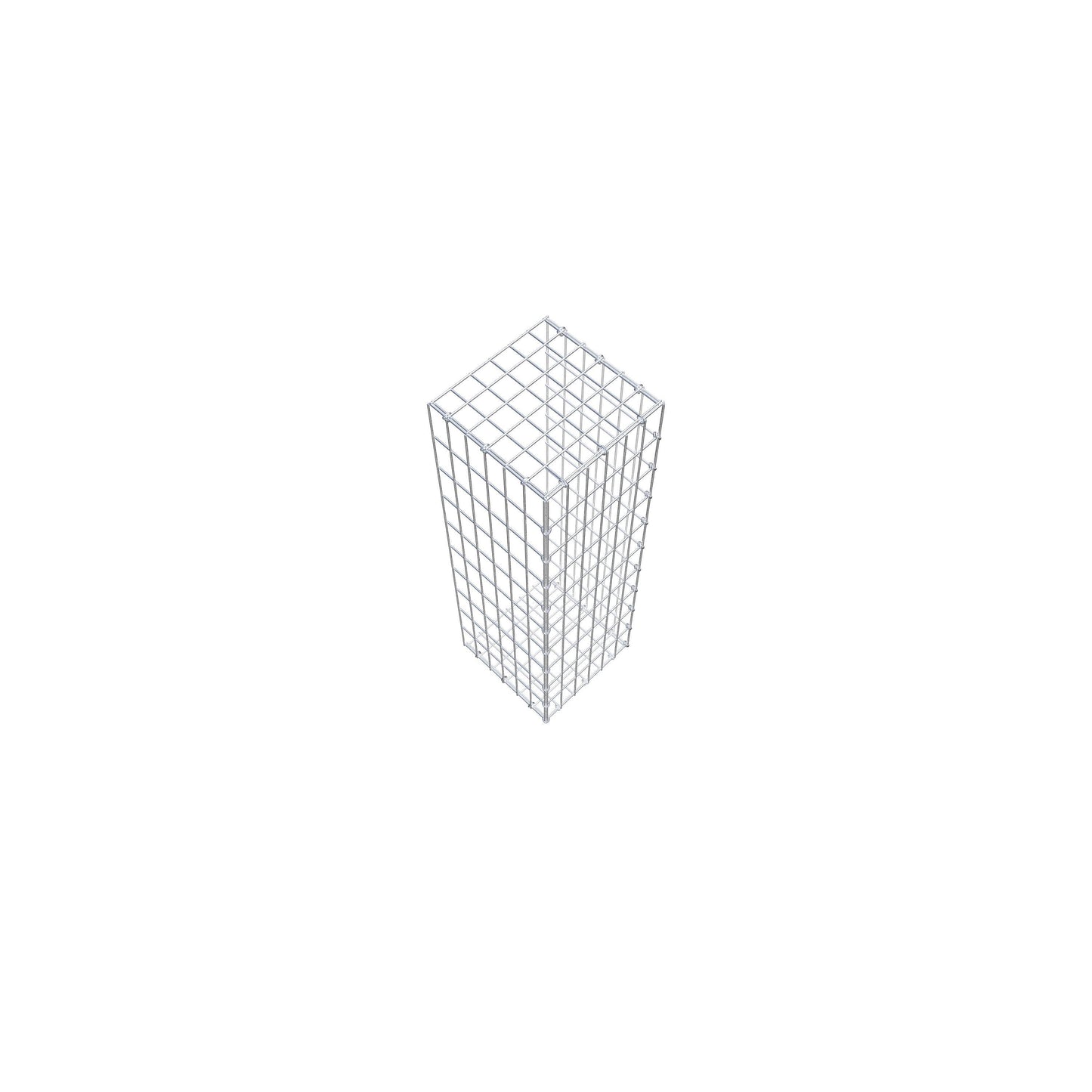Gavión complementario tipo 2 100 cm x 30 cm x 30 cm, malla 5 cm x 10 cm, anillo en C