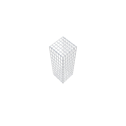 Gavión complementario tipo 2 100 cm x 30 cm x 30 cm, malla 5 cm x 10 cm, anillo en C